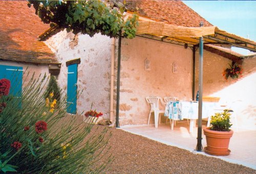 Cour interieur du Gîte